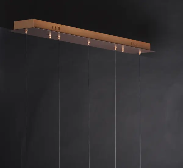 Bella 5-Light Linear LED Pendant - Image 2