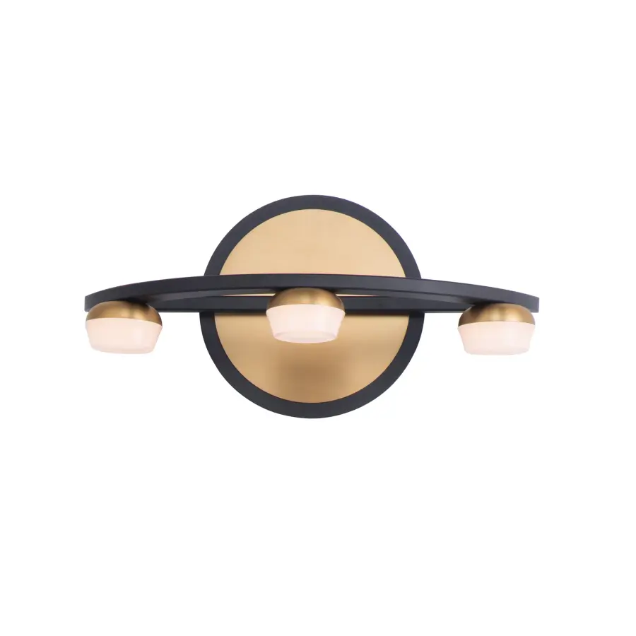 Button 3-Light LED Bath Vanity - Image 1