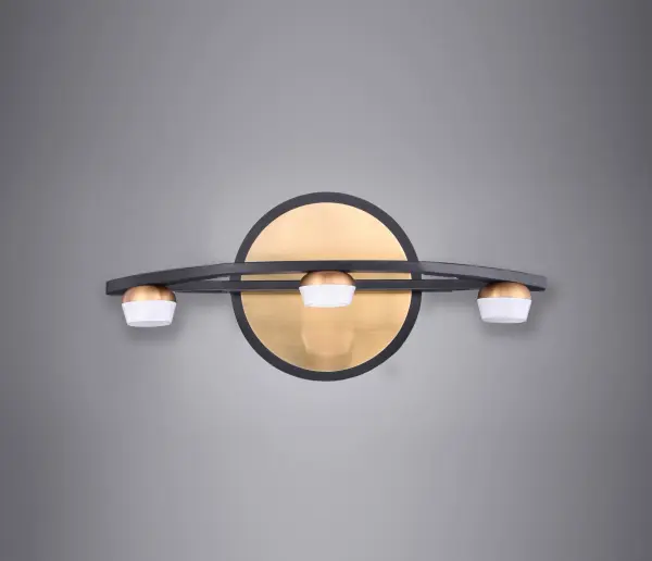 Button 3-Light LED Bath Vanity - Image 2