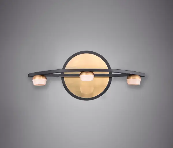 Button 3-Light LED Bath Vanity - Image 3