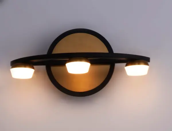 Button 3-Light LED Bath Vanity - Image 4