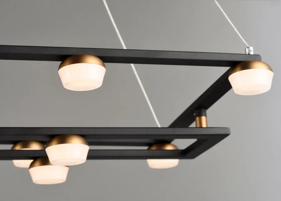 Button 18-Light LED Suspension Pendant - Image 4