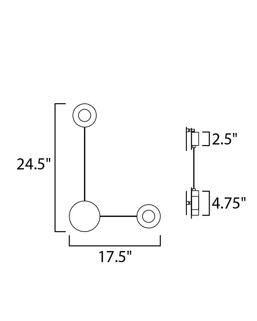 Orbital 2-Light LED Wall Sconce - Image 5
