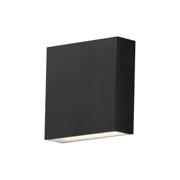 Brik 4.75" LED Outdoor Wall Sconce in Black - Image 1