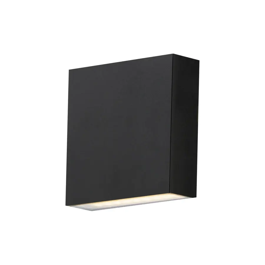 Brik 4.75" LED Outdoor Wall Sconce in Black - Image 1