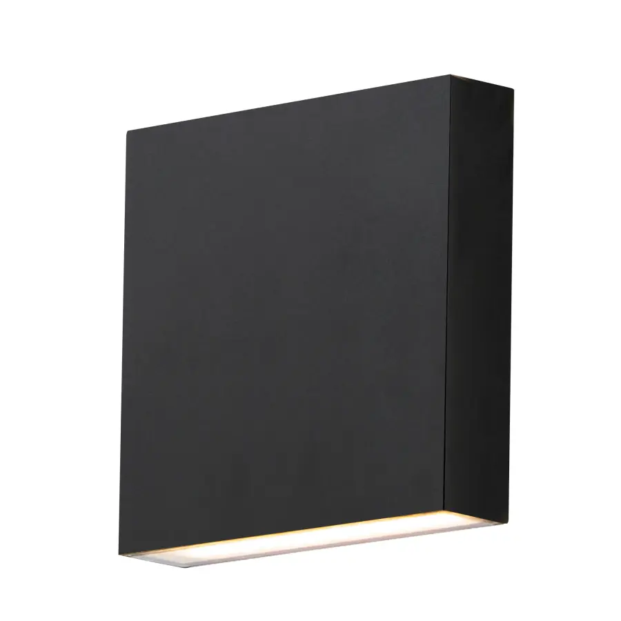 Brik 6.25" LED Outdoor Wall Sconce in Black - Image 1