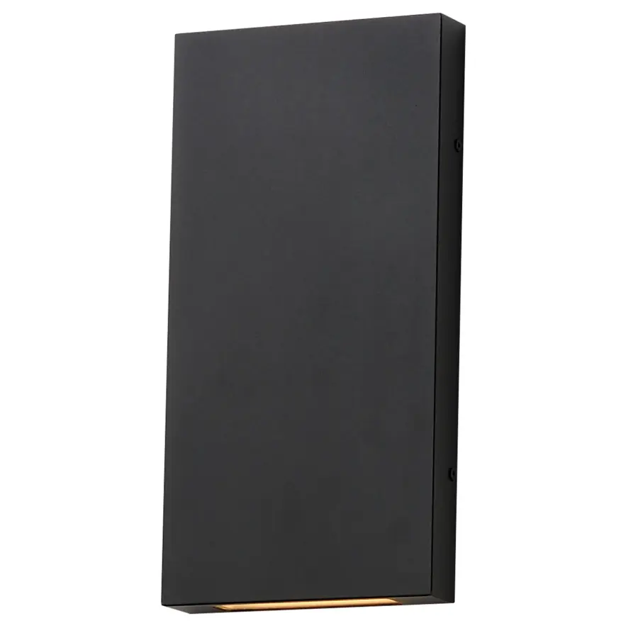 Brik 14" LED Outdoor Wall Sconce in Black - Image 1
