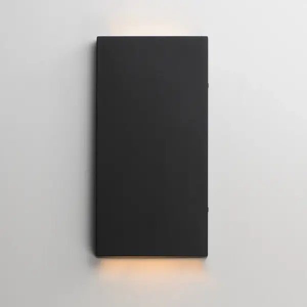 Brik 14" LED Outdoor Wall Sconce in Black - Image 3