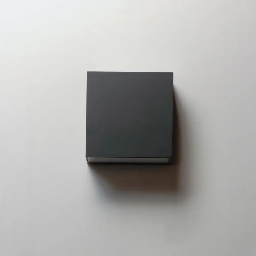 Blok 6.25" LED Outdoor Wall Sconce in Black - Image 2