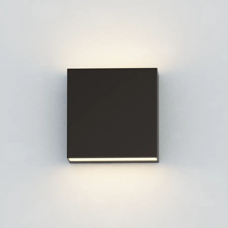 Cubed 5.5" 2-Light LED Outdoor Wall Sconce - Image 4