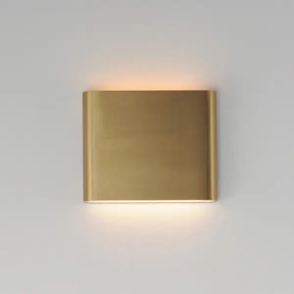 Spartan Natural Aged Brass Wall Sconce - Image 3