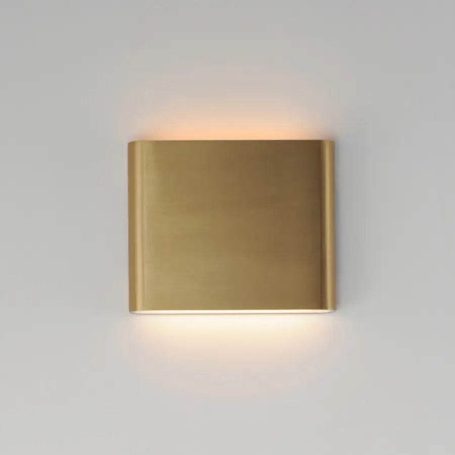 Spartan Natural Aged Brass Wall Sconce - Image 3