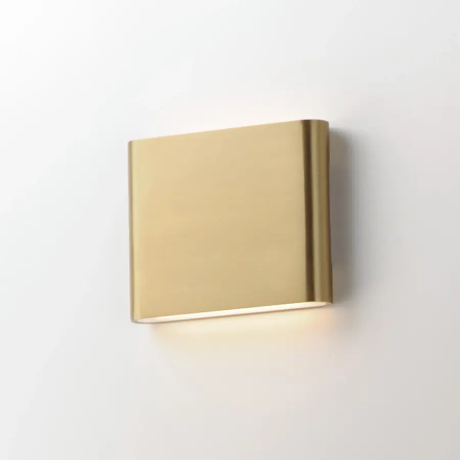 Spartan Natural Aged Brass Wall Sconce - Image 4