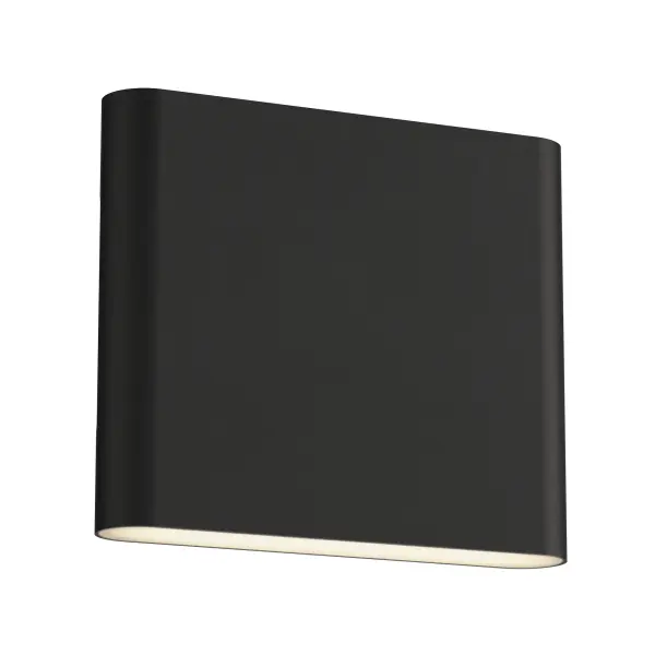 Spartan 7.75" LED Wall Sconce in Black - Image 1