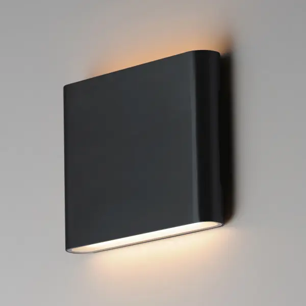 Spartan 7.75" LED Wall Sconce in Black - Image 2