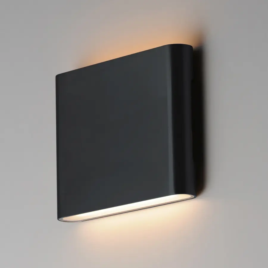 Spartan 7.75" LED Wall Sconce in Black - Image 2