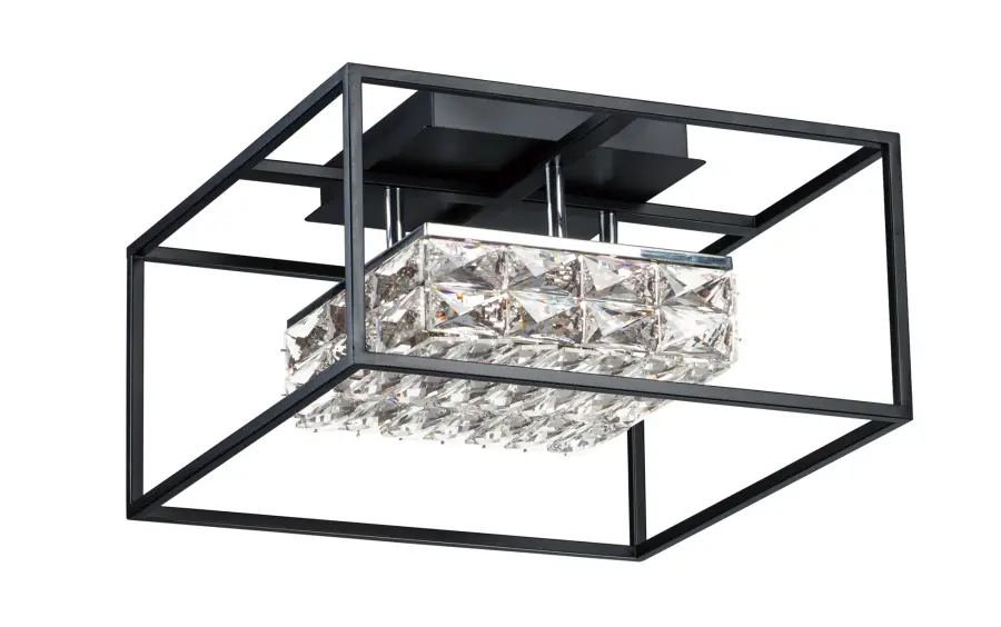Zephyr LED Flush Mount in Black - Image 1