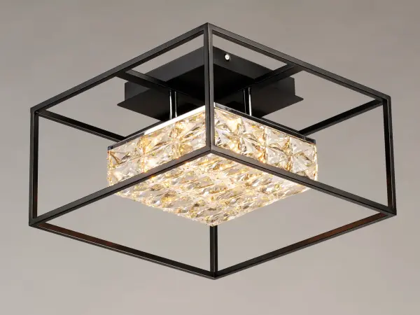 Zephyr LED Flush Mount in Black - Image 4