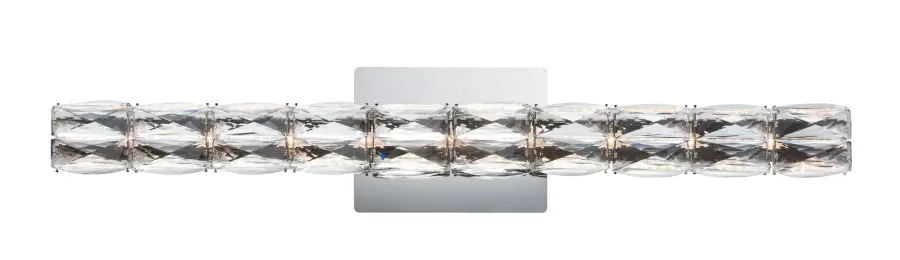 Zephyr 30" LED Bath Vanity Light in Polished Chrome - Image 1