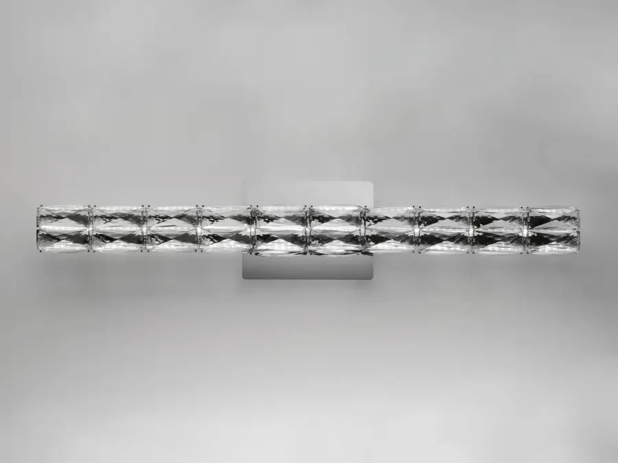 Zephyr 30" LED Bath Vanity Light in Polished Chrome - Image 2