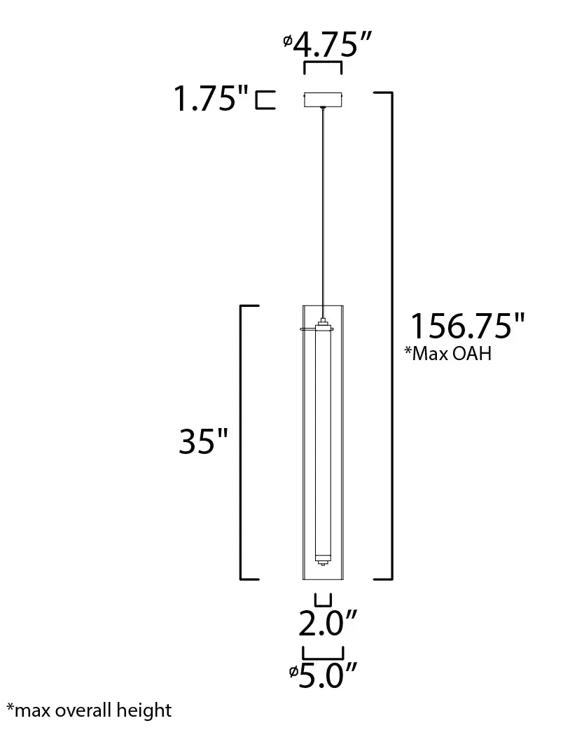 Centrum Large LED Pendant in Polished Chrome - Image 5