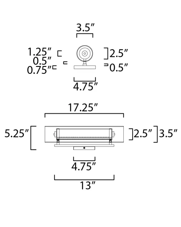 Centrum 18" LED Bath Vanity Light - Image 4