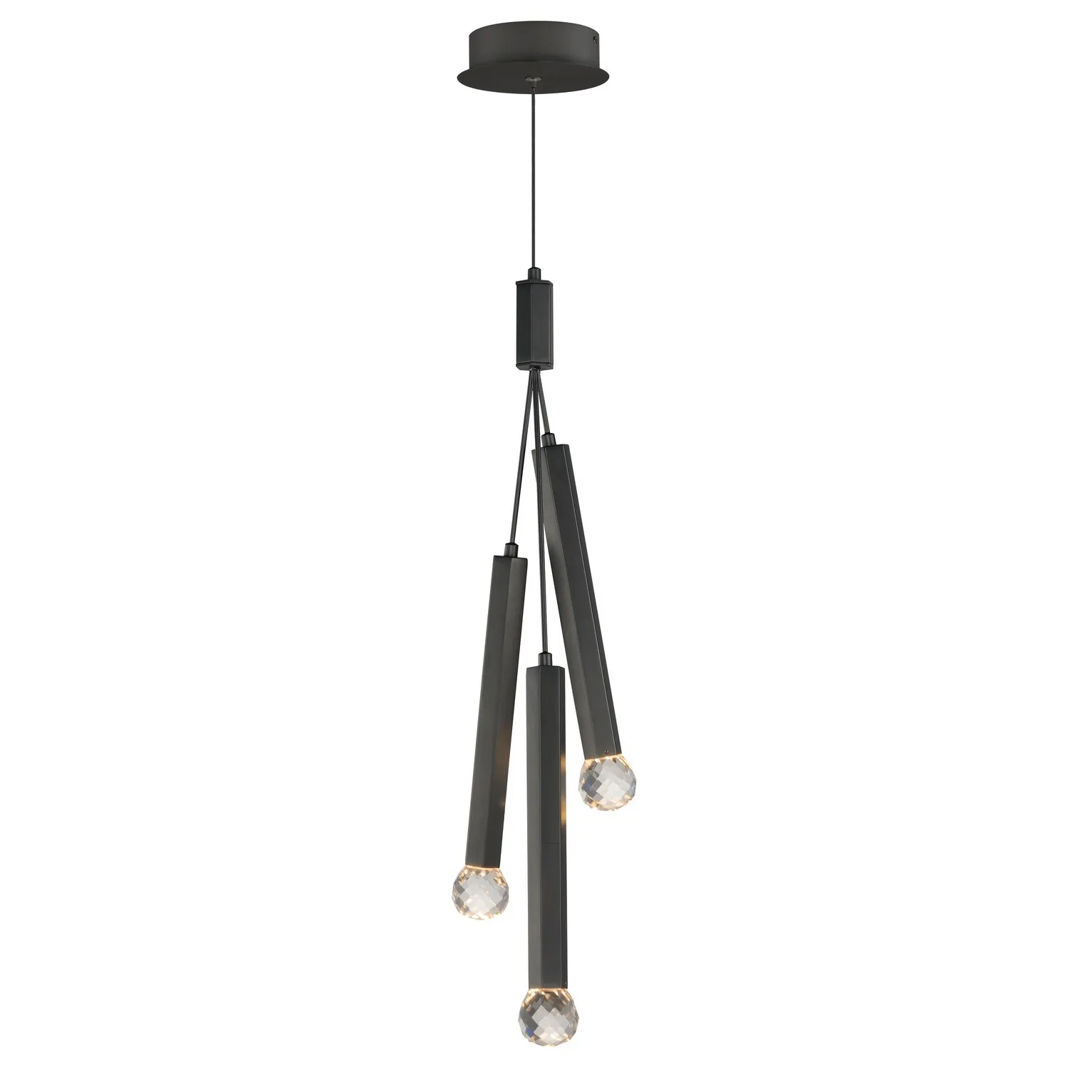 Allumettes LED Pendant in Black