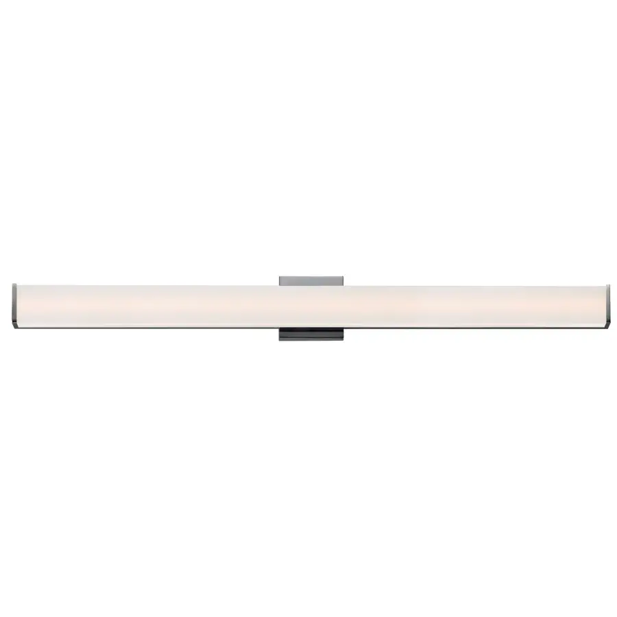 Baritone 48" LED Bath Vanity Light in Satin Nickel - Image 1