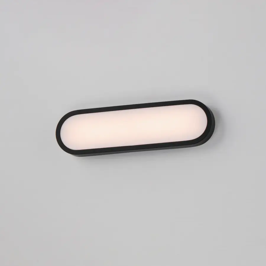 Latitude 18" LED Bath Vanity Sconce in Black - Image 3