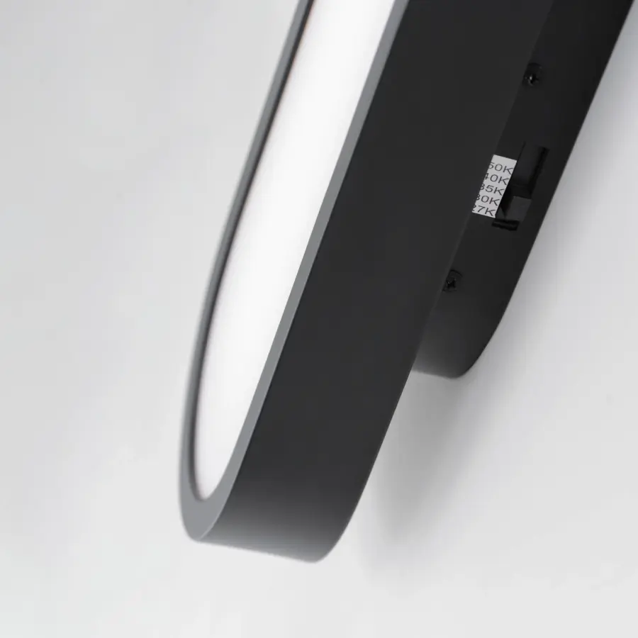 Latitude 18" LED Bath Vanity Sconce in Black - Image 4