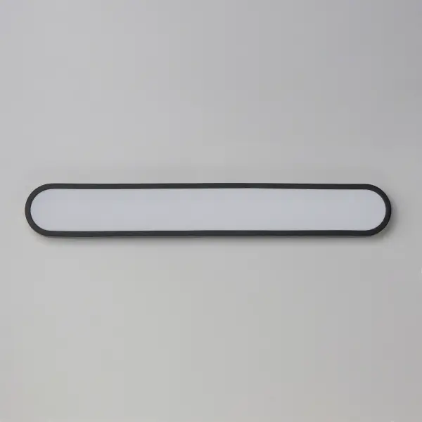 The Latitude 36" bath sconce combines sleek contemporary design with practical functionality. Its edge-lit LED technology and white acrylic diffuser provide even, bright illumination while the 5-step color temperature selector allows customization from warm 2700K to daylight 5000K. - alternate view