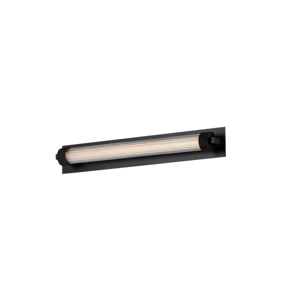 Doric 18" LED Wall Sconce in Matte Black - Image 1