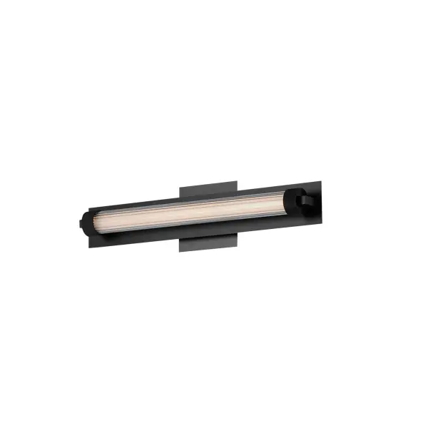 Doric 18" LED Wall Sconce in Matte Black - Image 2