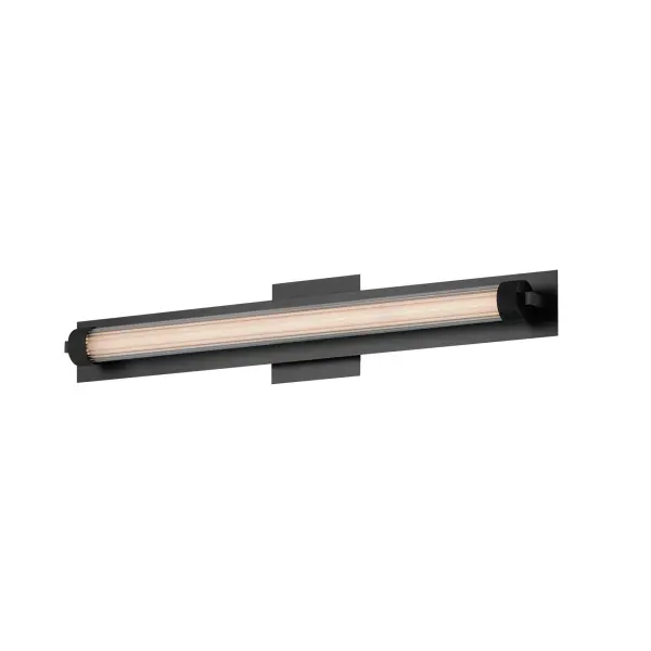 Doric 24" LED Bath Sconce in Matte Black - Image 2