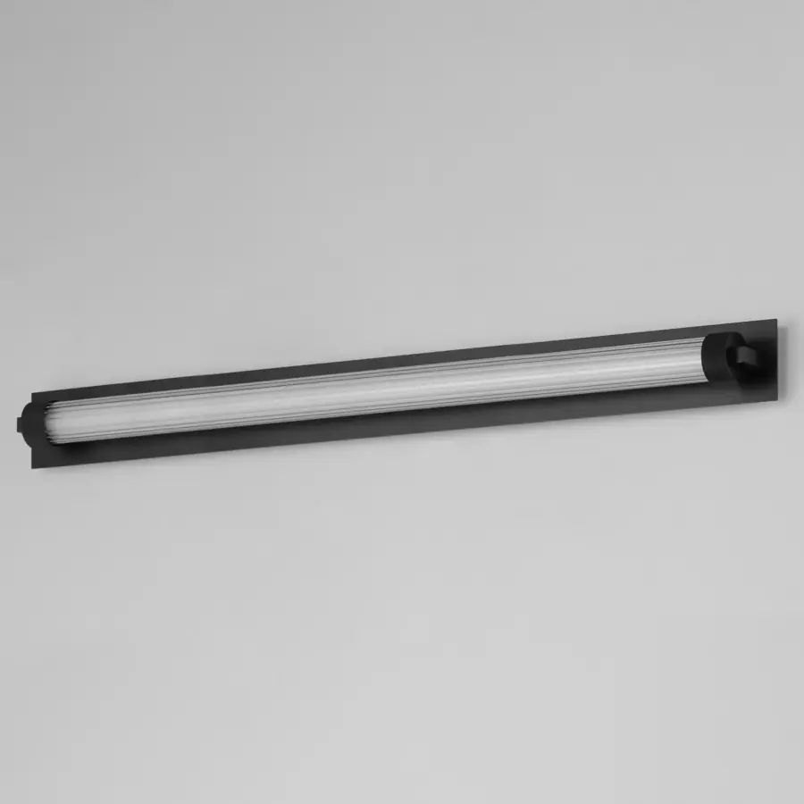 Doric 30" LED Bath Sconce in Matte Black - Image 4