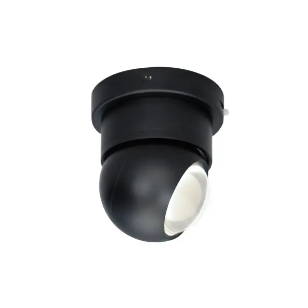 The Nodes Flush Mount reimagines the LED ring with illuminated spheres that provide both ambient and task lighting. CCT selectable technology offers 5 color temperature options, while JA8 Title 24 compliance ensures energy efficiency.