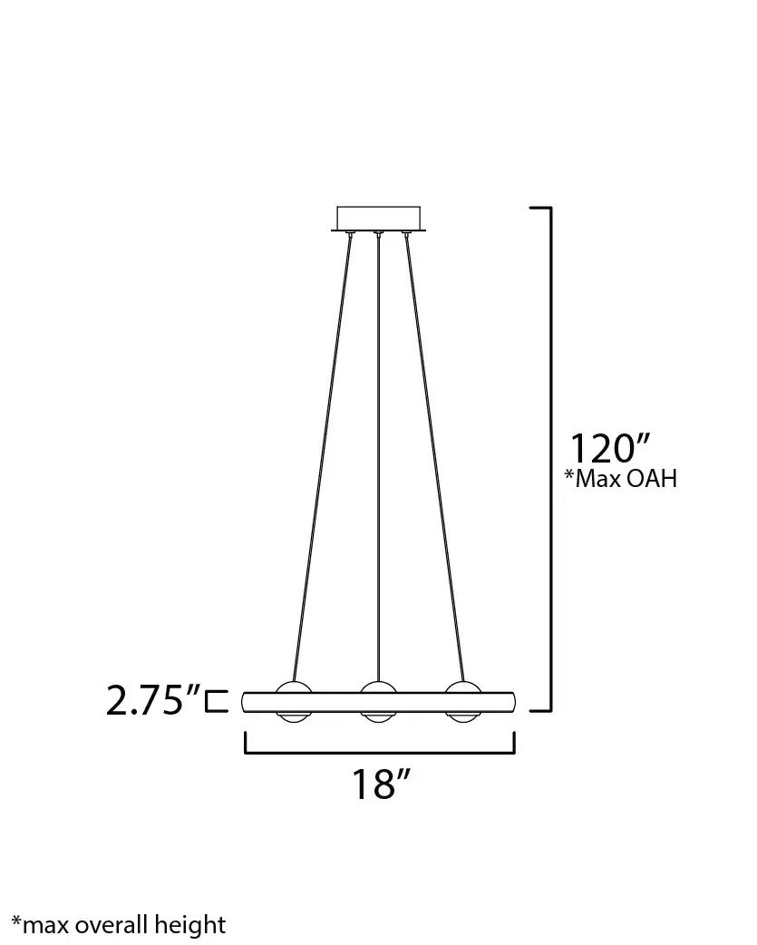 Nodes 18" LED Ring Pendant - Image 5