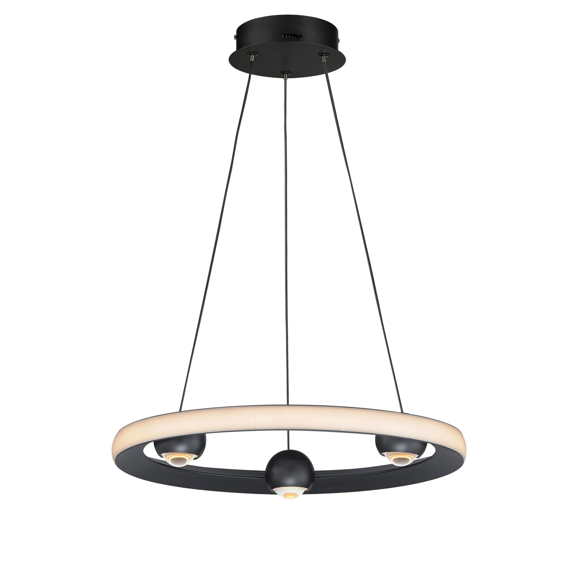 Nodes Ring Pendant - 18" LED