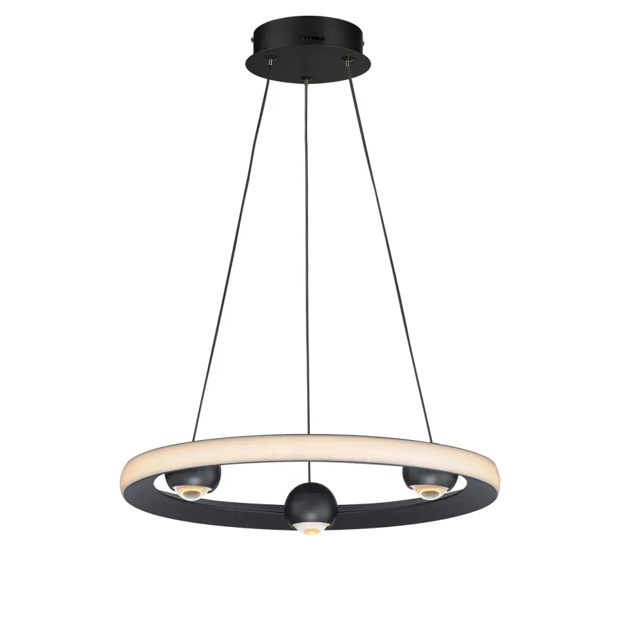 Nodes Ring Pendant - 18" LED - Image 1