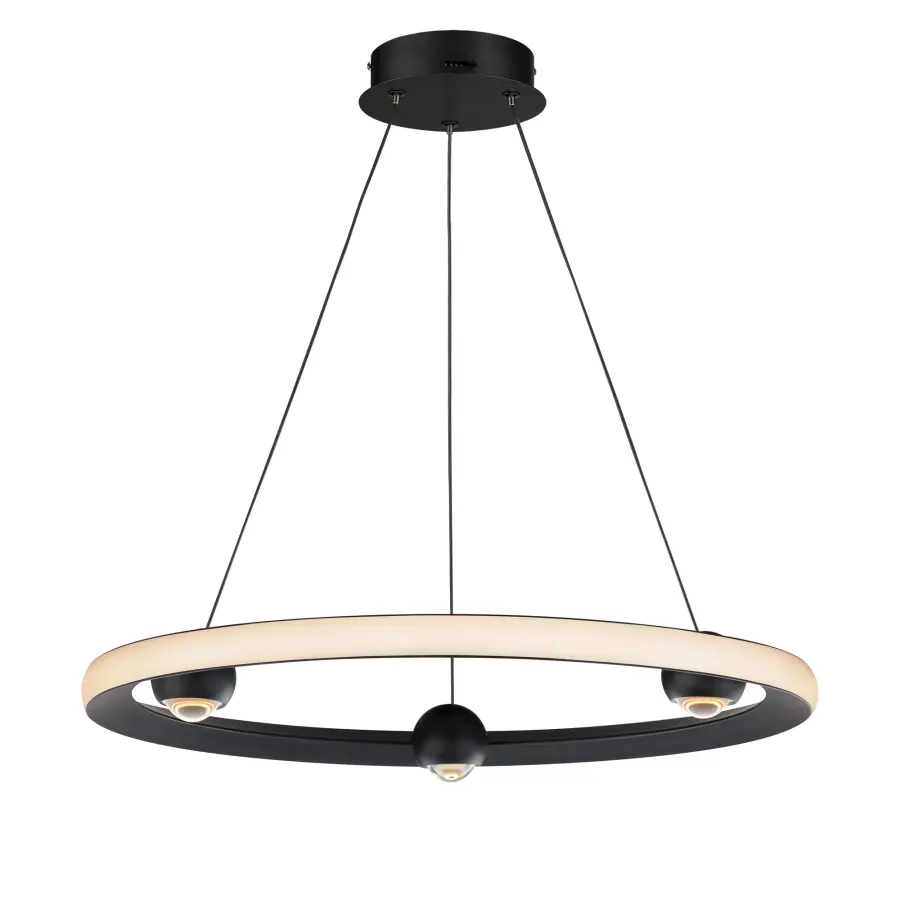 Nodes Ring Pendant - 24" LED - Image 1