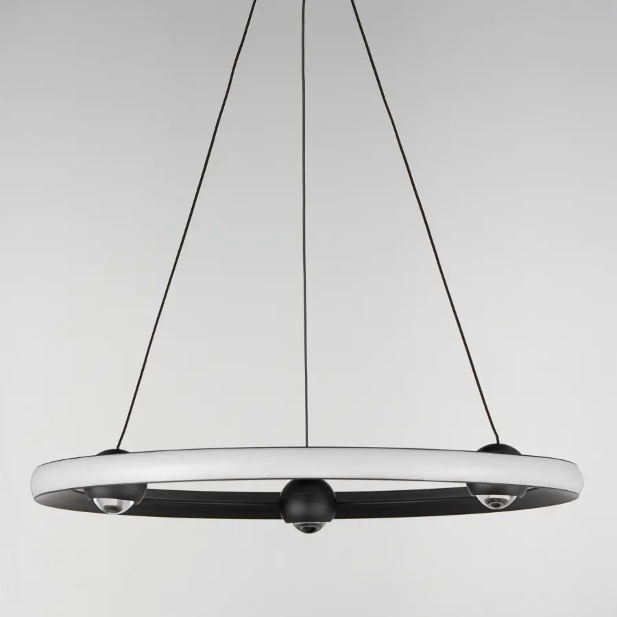 Nodes Ring Pendant - 24" LED - Image 2
