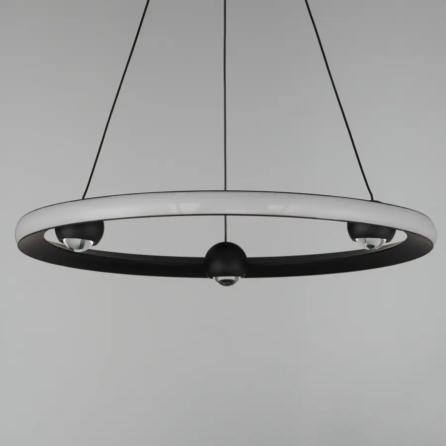 Nodes Ring Pendant - 24" LED - Image 4