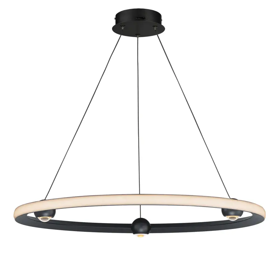Nodes Ring Pendant - 32" LED with CCT Select - Image 1