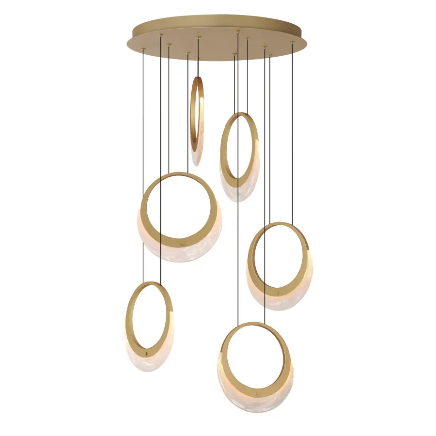 Lyra 6-Light LED Multi-Light Pendant - Image 1