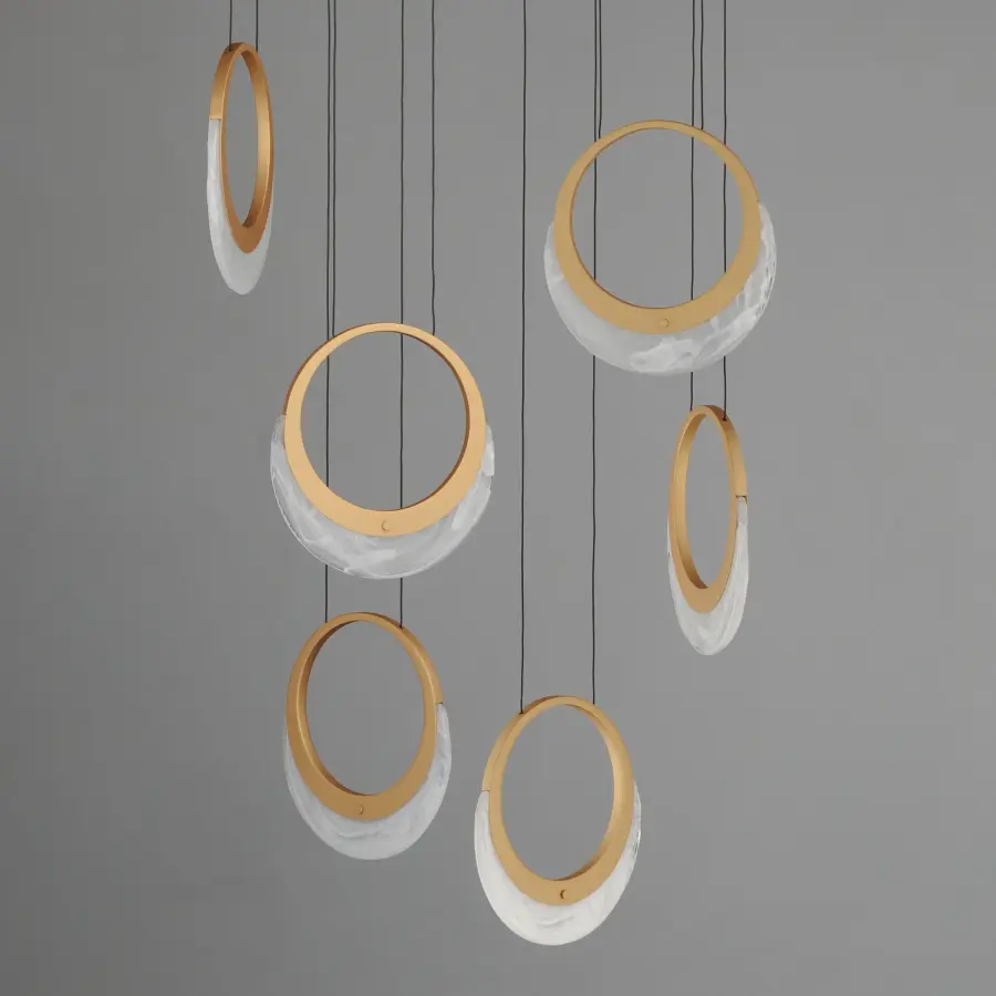 Lyra 6-Light LED Multi-Light Pendant - Image 3