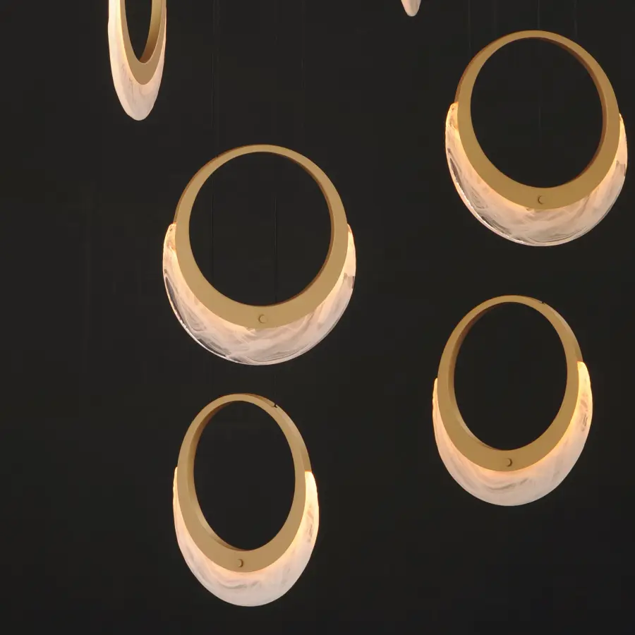 Lyra 6-Light LED Multi-Light Pendant - Image 4