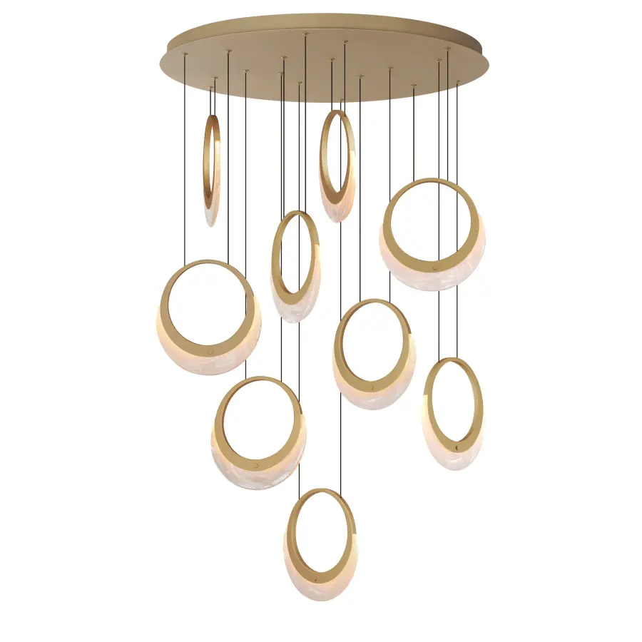 Lyra 9-Light LED Multi-Light Pendant - Image 1