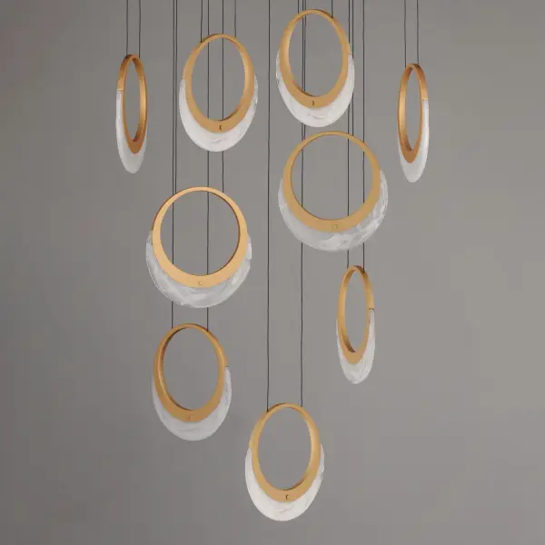 Lyra 9-Light LED Multi-Light Pendant - Image 2
