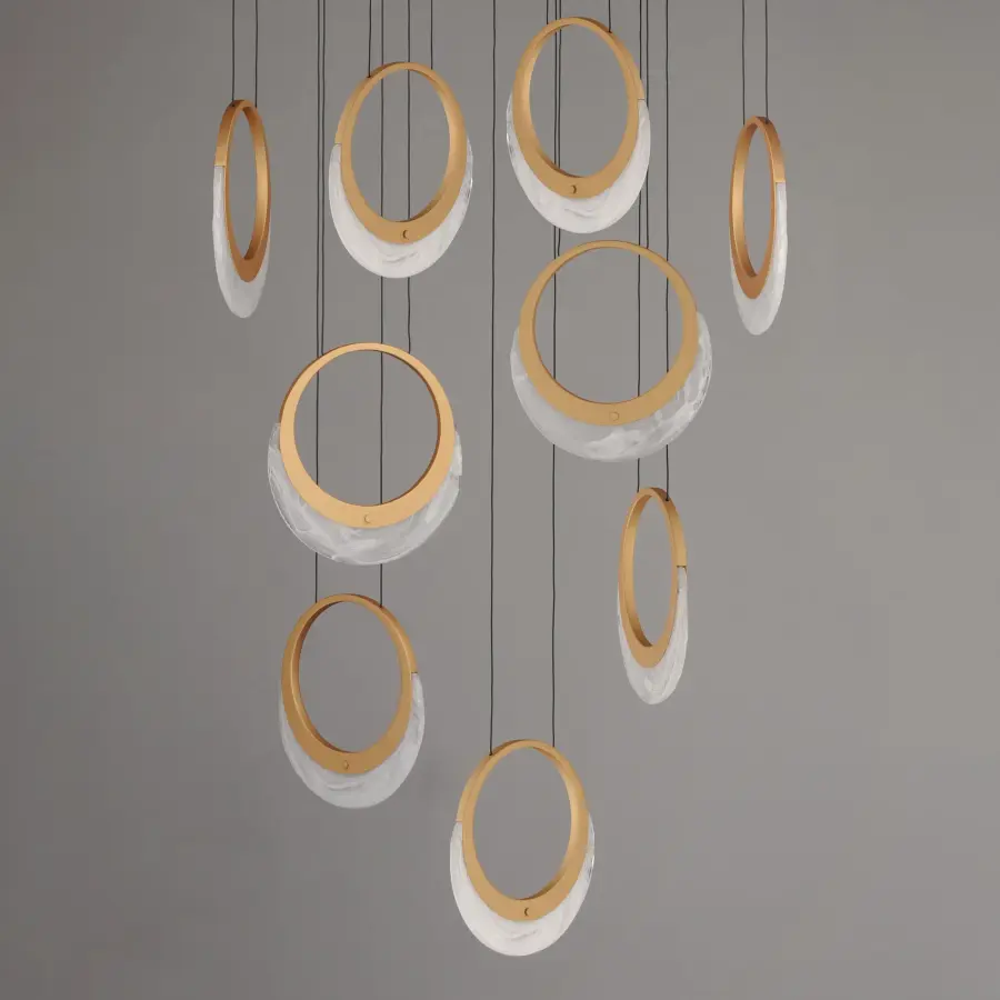 Lyra 9-Light LED Multi-Light Pendant - Image 2