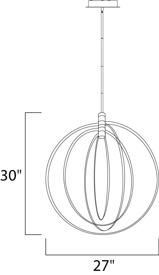 Concentric LED Single Pendant - Image 5